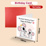 Cute Koala Wishes the Best Mum Ever - Happy Birthday Greeting Cards