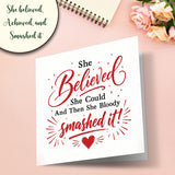 funny graduation card

