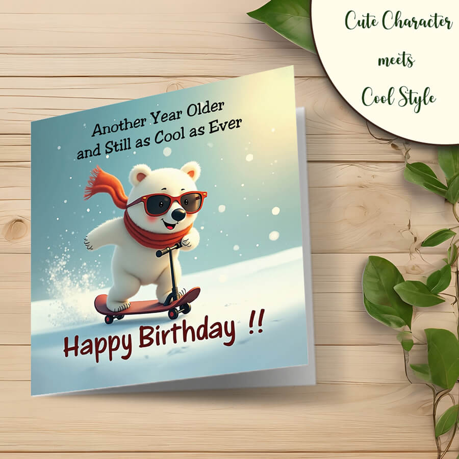man birthday card