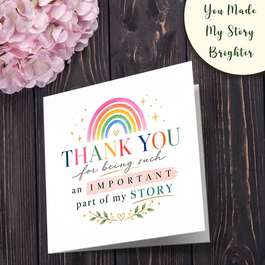 Eco-Friendly Personalised Teacher Greeting Card