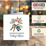 Personalised Message for Friends or Family Moving House