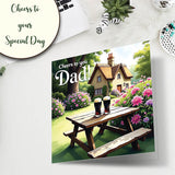 personalised Father's Day beer card 