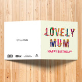 Classy Flower Patterned Birthday Greeting Card