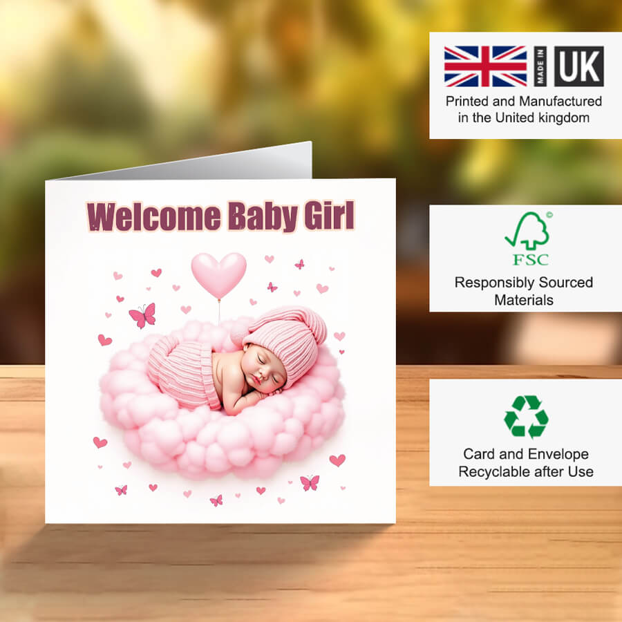 Eco-friendly baby card