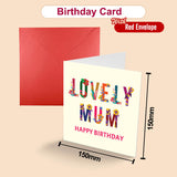 Classy Flower Patterned Birthday Greeting Card