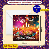 Personalised Diwali Festival of Lights Card