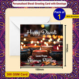 Personalised Diwali Festival of Lights Card