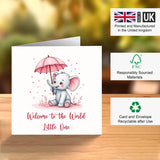birth of baby girl card