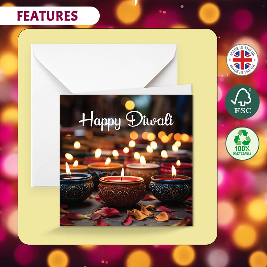 Diwali festival cards