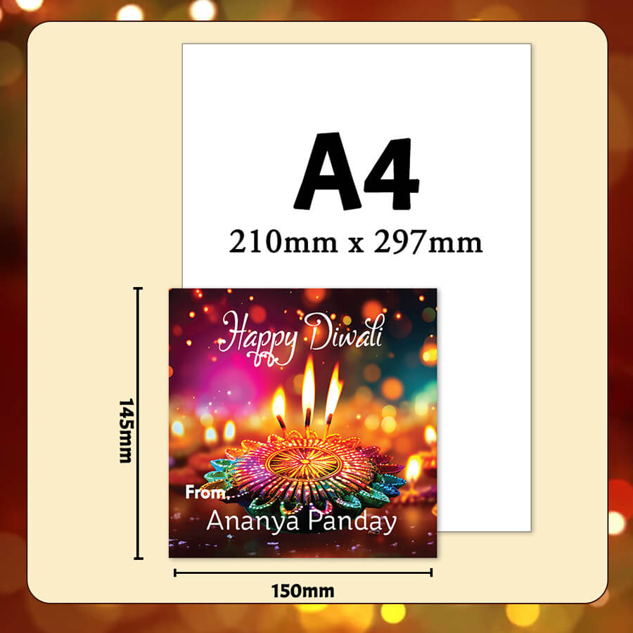 Personalised Diwali Festival of Lights Card