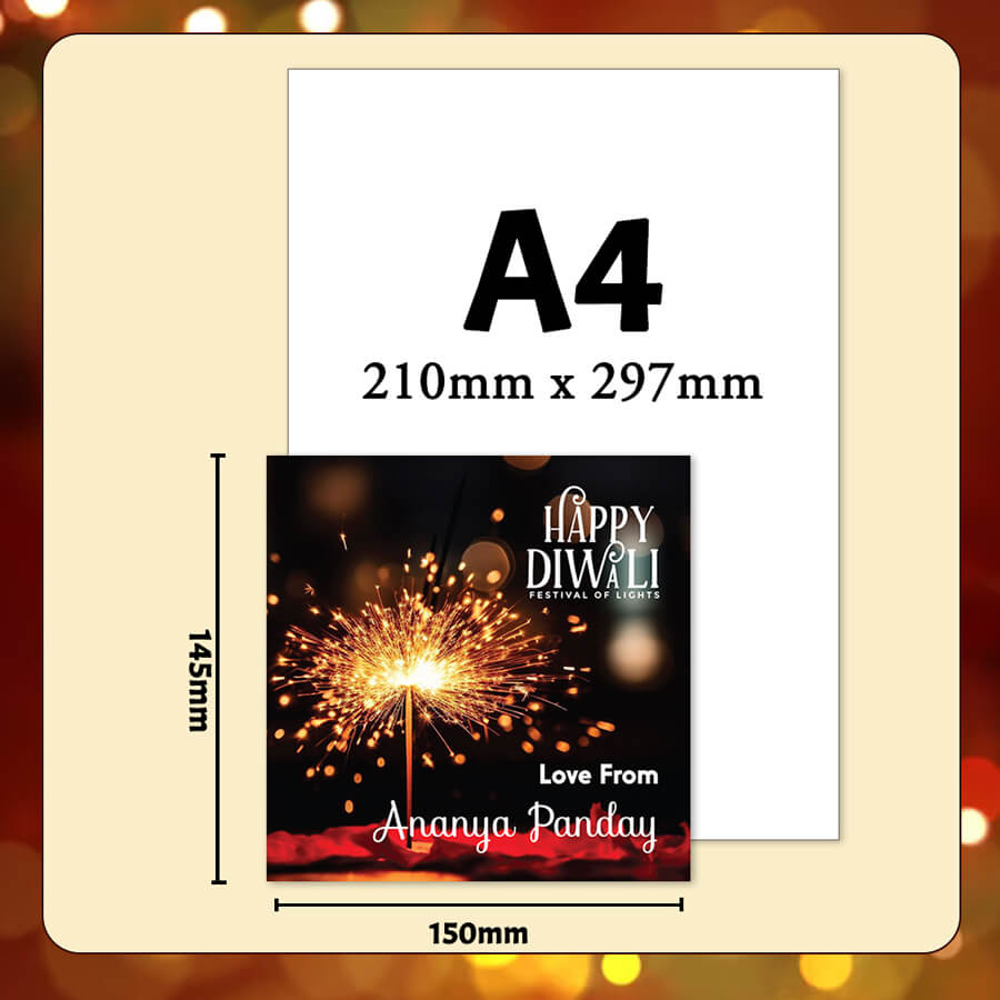 Personalised Diwali Festival of Lights Card