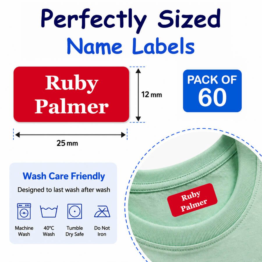 Custom Name Labels UK