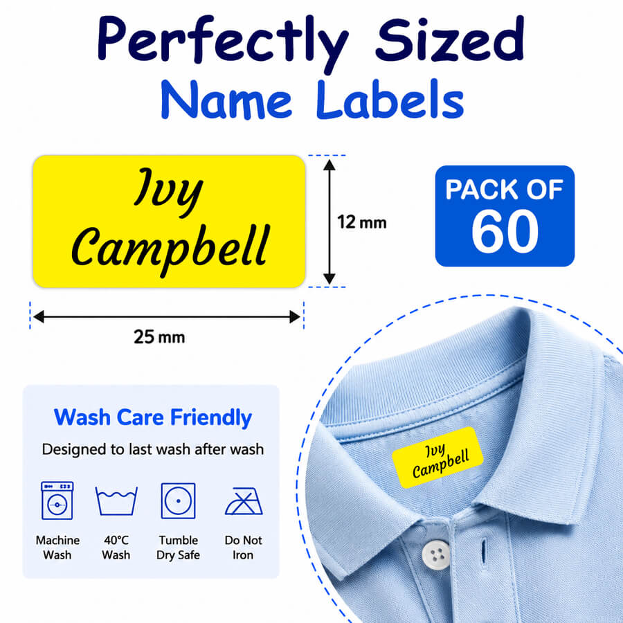 Kids Custom Name Labels