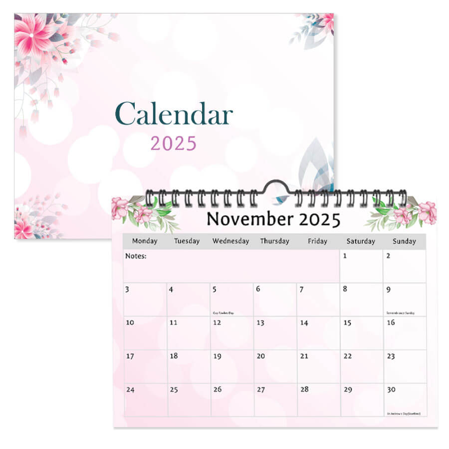 Calendar floral