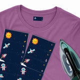 Iron-on labels for craft projects