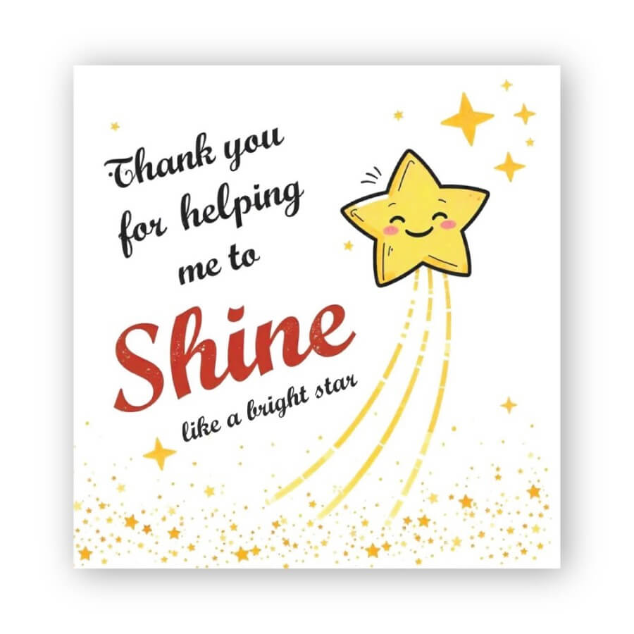 Thank You Teacher Card