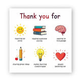 Thank You Teacher Card with Matching Envelope 