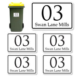 Personalized Wheelie Bin Stickers