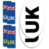 UK Number Plate Car Stickers for Europe