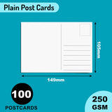 Blank postcards for art and design