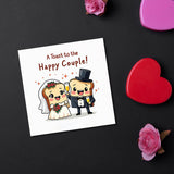 Wedding card for Mrs & Mrs