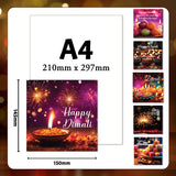 Diwali festival cards