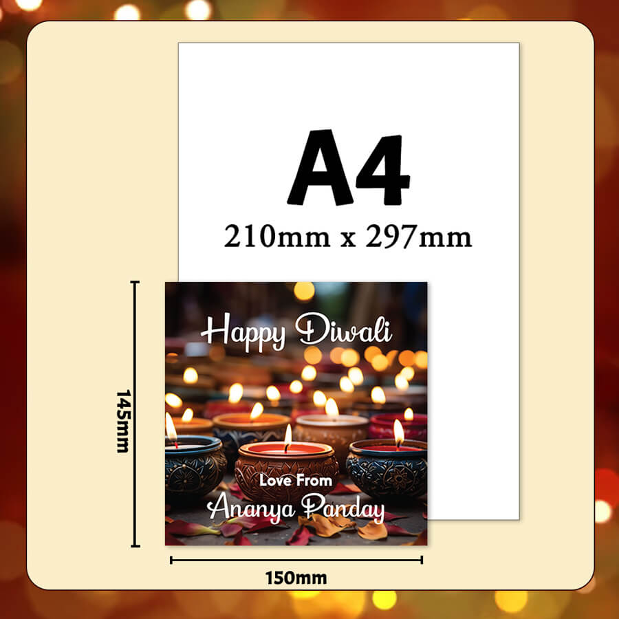Personalised Diwali Festival of Lights Card