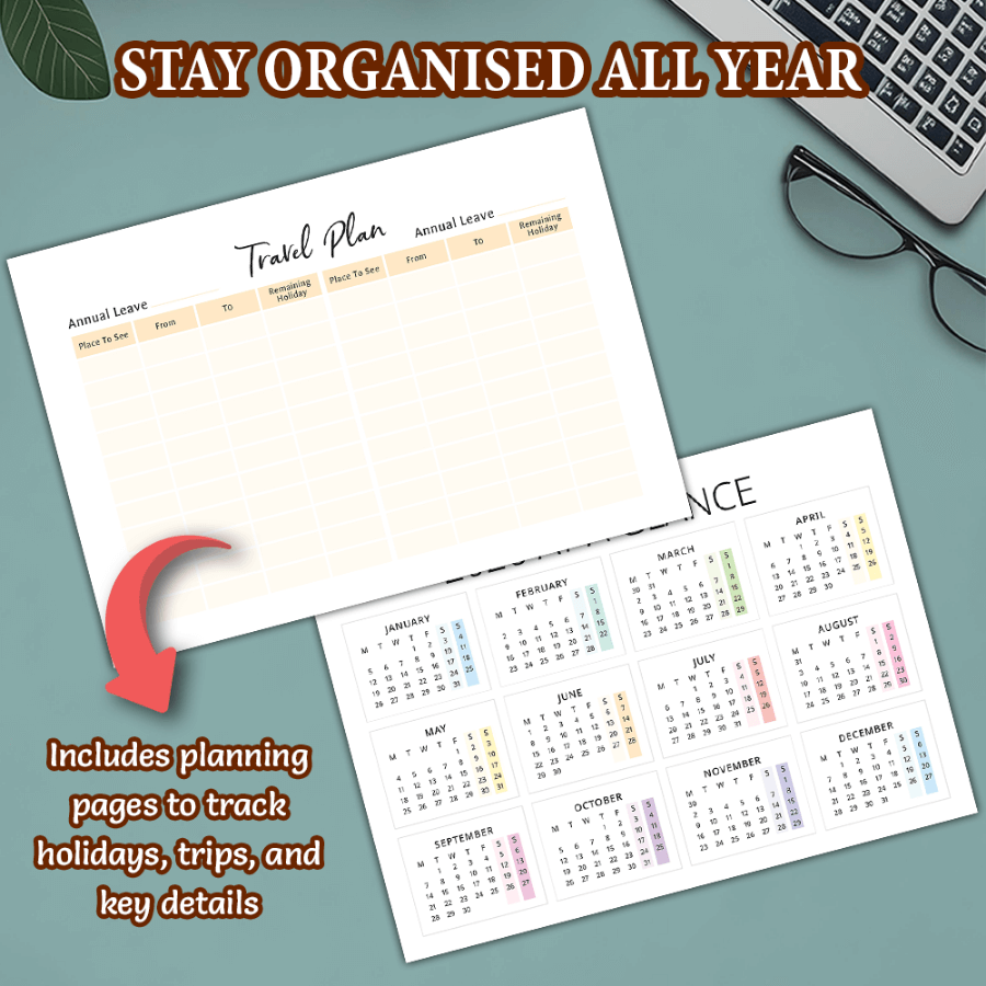 Premium quality funny animal calendar 2026 UK wall calendar