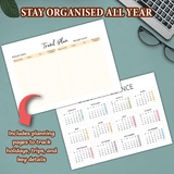 Premium quality funny animal calendar 2026 UK wall calendar