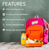 Quick-Apply Name Labels for Clothes, Shoes & Water Bottles