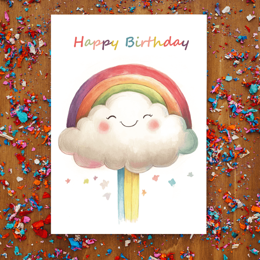 pack of kids birthday cards