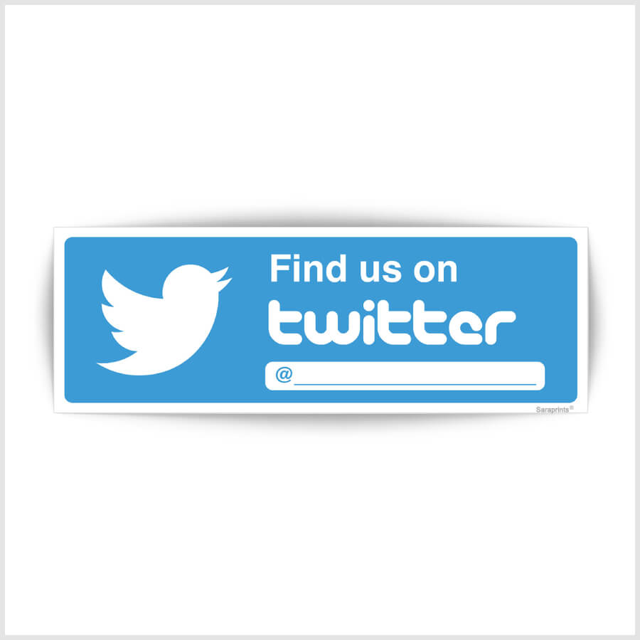 Find Us Un Twitter Vinyl Labels