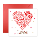 Valentine’s Day card 145x150mm