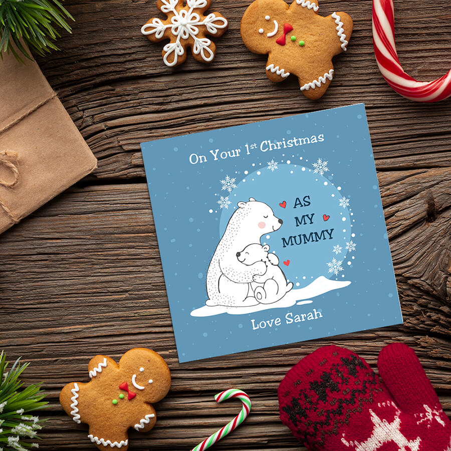 christmas card for mummy