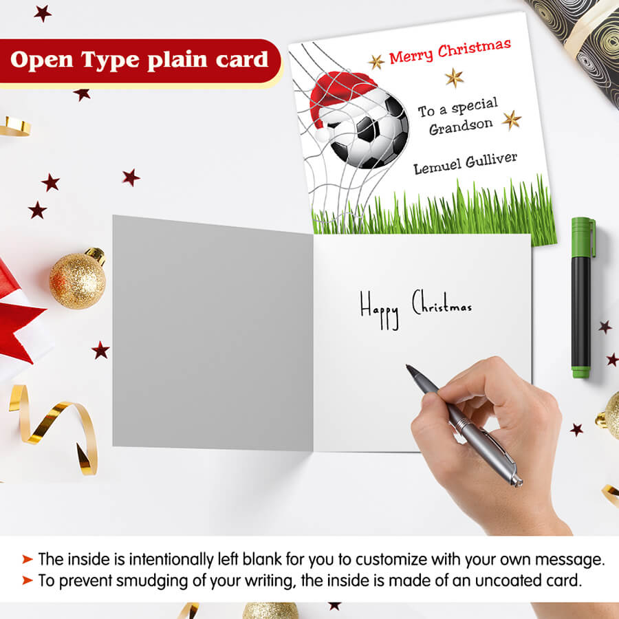 football christmas cards