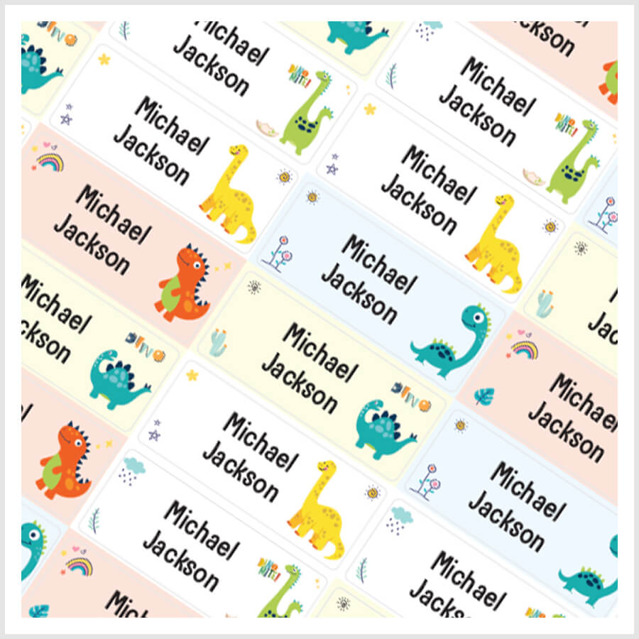 Premium Stick-On Name Labels – No Ironing or Sewing Needed