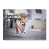 Corgi dog wall calendar 2027