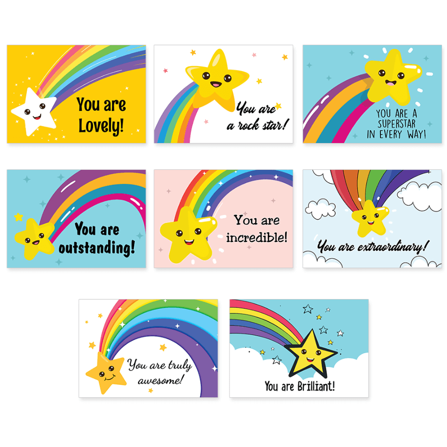 Inspiring Motivational Postcards For Children
