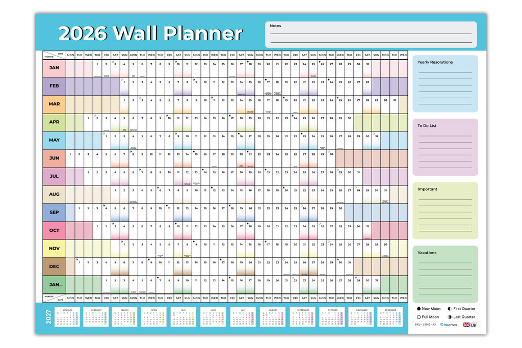 A3 Wall Planner 