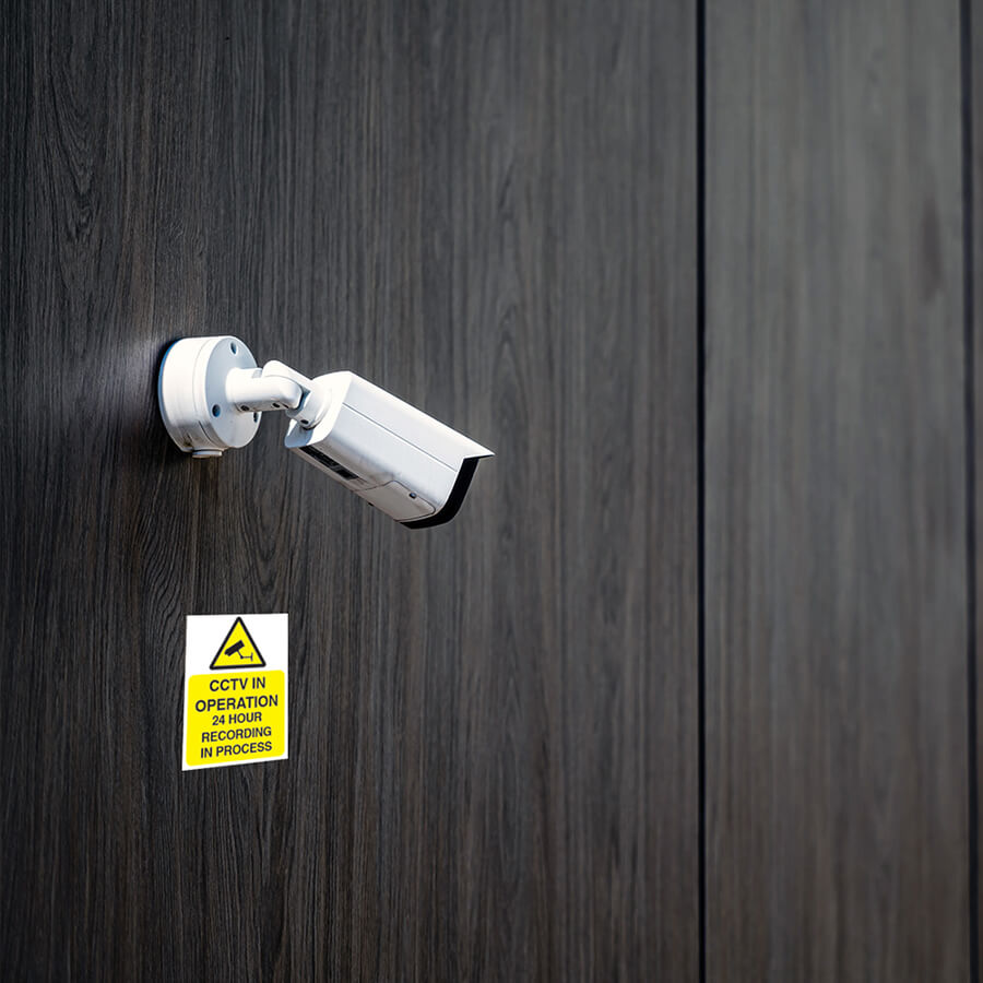 cctv camera sign