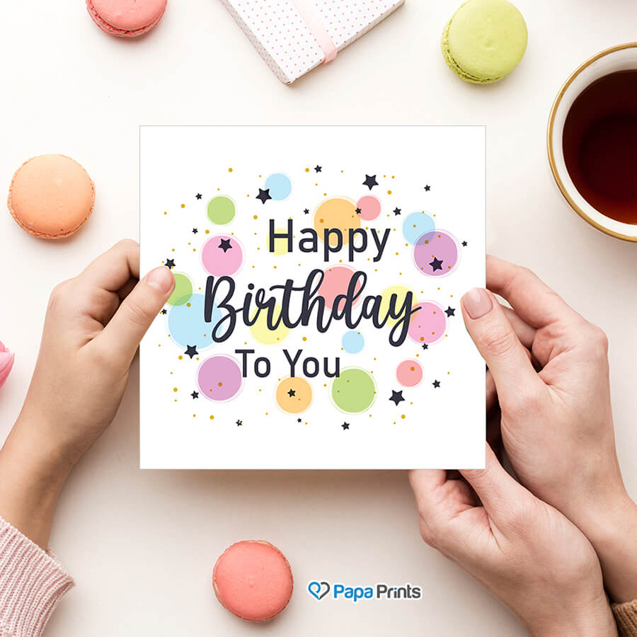 Birthday Celebration-Themed Greeting Cards