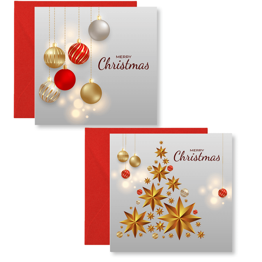 festive holiday greeting cards