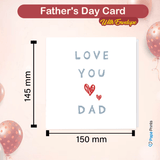 Love you daddy Father’s Day card
