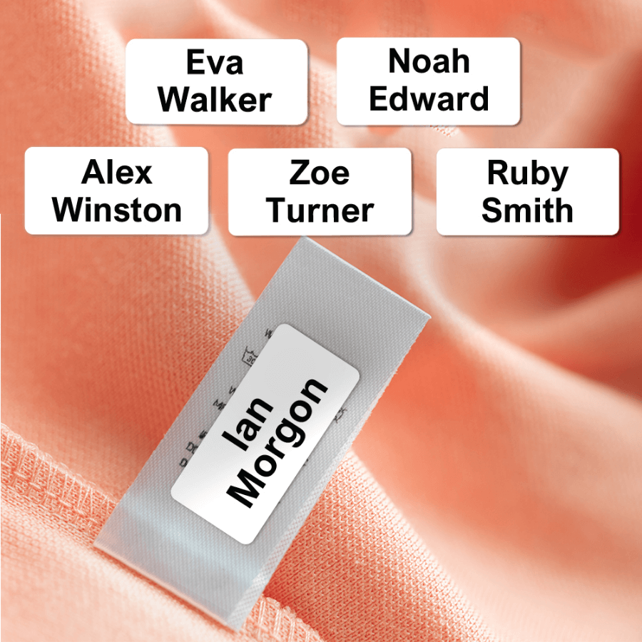 Stick On Clothing Label – Standard - Plain
