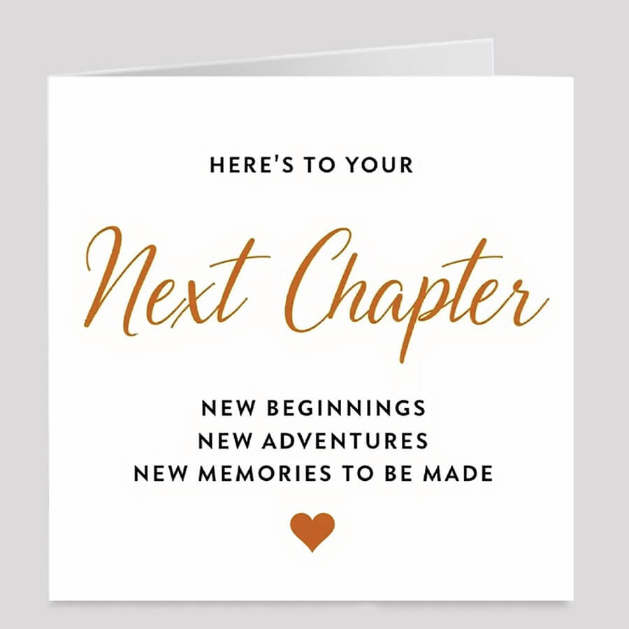 Best Wishes Card for New Journey