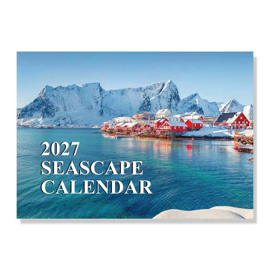 Seascape Calendar 2027 UK Wall