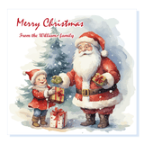 Personalised Santa Christmas Cards – Pack of 10
