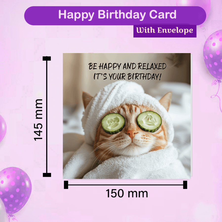 cat birthday cards