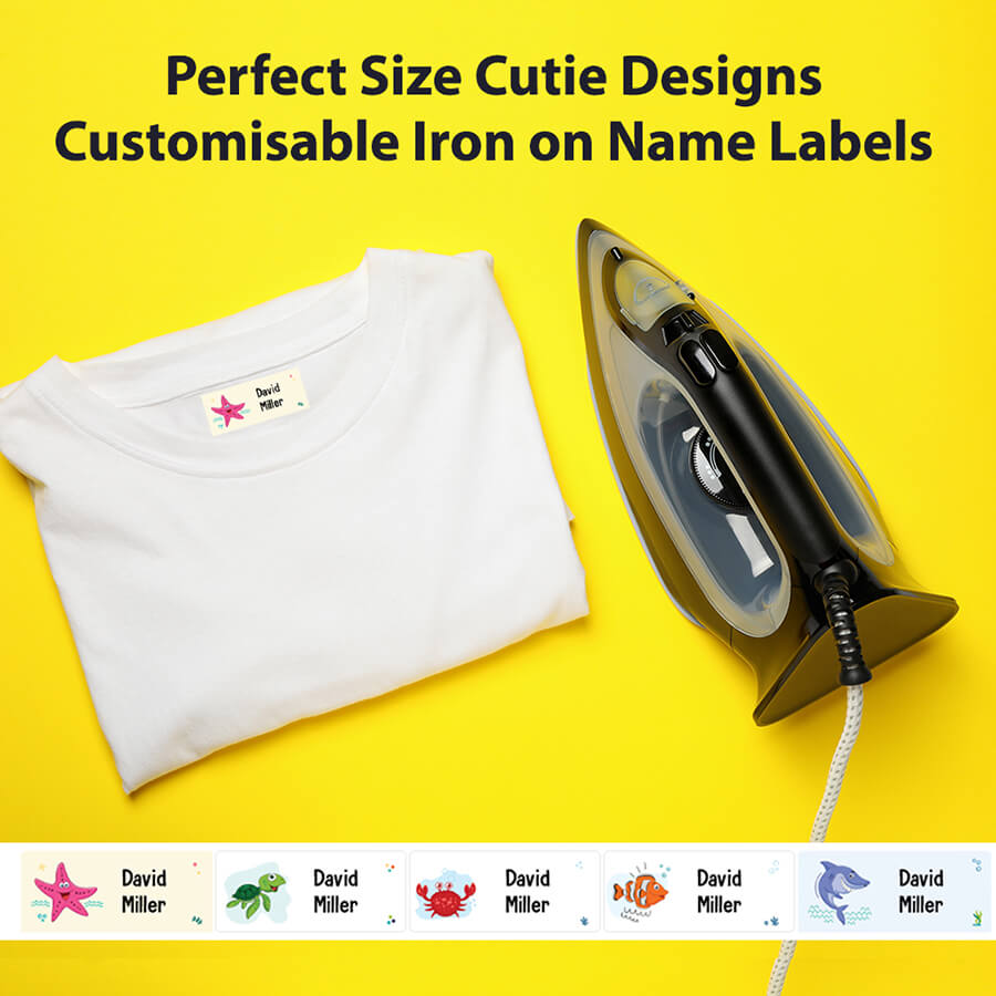personalised iron on name labels for clothes