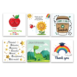 thank you teacher cards pack of 6